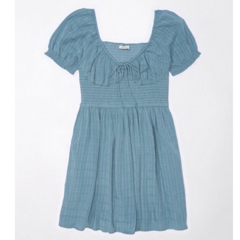 American Eagle smocked corset mini dress XL